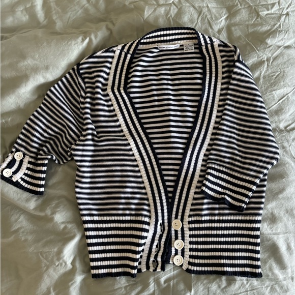 Striped cardigan from cotton by autumn cashmere - Picture 5 of 5
